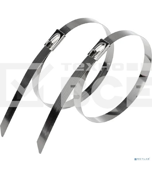 Хомут-стяжка стальной Rexant 300x7,9 мм, упаковка 100 шт.