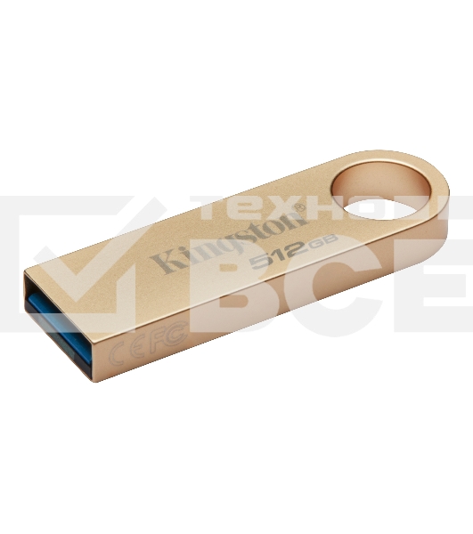 Флеш диск Kingston DataTraveler SE9 DTSE9G3/512GB 512GB USB3.0 серебристый