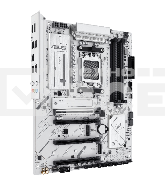 Материнская плата ASUS B650E MAX GAMING WIFI W, AM5, AMD B650, 4xDDR5, 4xSATA, 3xM.2, 1xPCIe 5.0 x16, 1xPCIe 4.0 x4, 2xPCIe 3.0 x1, 1xDP, 1xHDMI, 1x2.5Gb LAN, Wi-Fi 6E, Bluetooth 5.3, 1xUSB-C 10Gbps, 3xUSB-A 10Gbps, 2xUSB-A 5Gbps, 2xUSB-A 2.0, 3x3.5 мм, 7