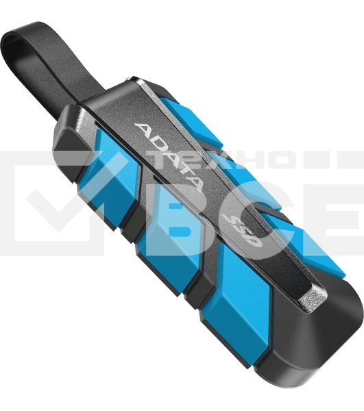 Внешний SSD ADATA SC740, 500 Gb, USB 3.2 Gen 2 Type-C, R/W 1050/1000, синий