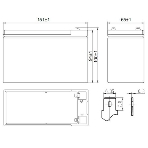 Батарея для ИБП Delta HR 12-28 W (12V, 7Ah), фото13