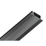 Алюминиевый профиль Ambrella light GP1001BK черный 2000*21.5*6.8, фото6