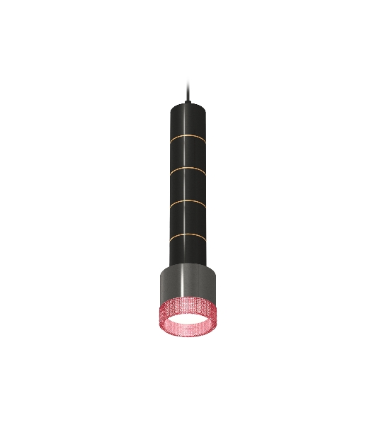 Светильник Ambrella Light XP8115015 DCH/PI черный хром/розовый GX53