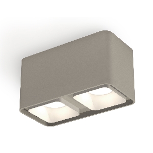 Светильник Ambrella Light XS7852001 SGR/SWH серый песок/белый песок MR16 GU5.3 (C7852, N7701)