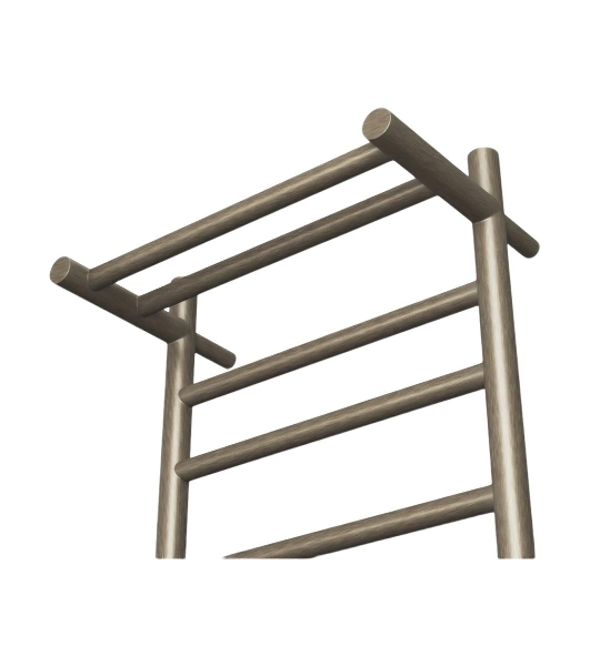 Полотенцесушитель электрический с полкой BAU Stil Shelf 50х80, 7 планок, универсальный, антикварная