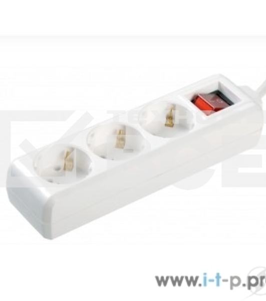 Удлинитель 3х1.5м с заземл. 16А IP20 У03К с выкл. ПВС 3х1 ИЭК WYP10-16-03-01-ZK-17