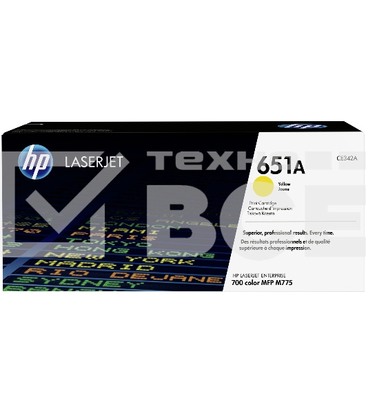 Картридж лазерный HP CE342A желтый LaserJet 700 Color MFP 775 (16000стр.)