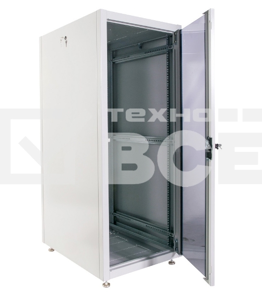 Шкаф коммутационный ЦМО (ШТК-Э-24.6.8-13АА) 24U 600x800мм пер.дв.стекл металл 2 бок.пан. 540кг серый