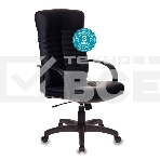 Кресло руководителя Бюрократ KB-10LITE/BLACK черный, искусственная кожа, фото 1