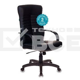 Кресло руководителя Бюрократ KB-10LITE/BLACK черный, искусственная кожа