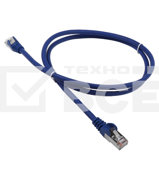 Патч-корд LANMASTER LSZH FTP кат.5e, 5.0 м, синий