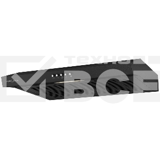 Вытяжка подвесная KRONA Ermina 600 Black PB черный, 59.6 см, 455 куб. м/ч, 42 дБ