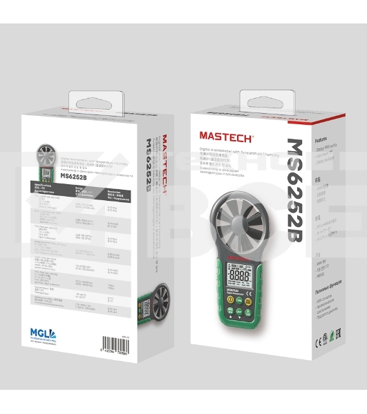 Цифровой анемометр MS6252B MASTECH