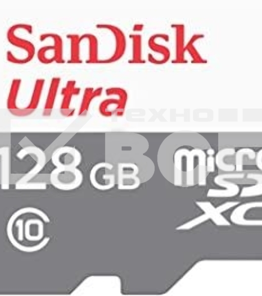 Флеш карта microSD 128GB SanDisk microSDXC Class 10 Ultra UHS-I 100MB/s