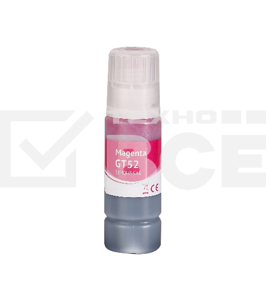 Чернила Sakura M0H55AE (№GT52 Magenta) для HP, пурпурный, 70 мл., 8000 к.