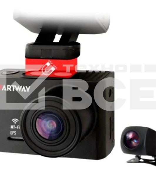 Видеорегистратор Artway AV-701 черный 2160x3840 2160p 170гр. GPS