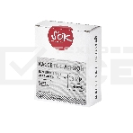 Кассета с лентой S'OK by Sakura Printing TZESE4 для Brother, черный на белом, 18мм/8м, наклейка, фото2