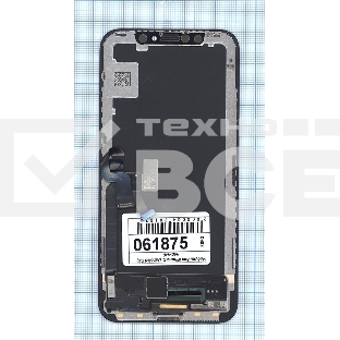 Дисплей для Apple iPhone X в сборе с тачскрином (Amoled) черный