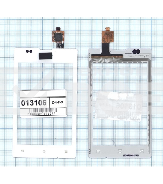 Сенсорное стекло (тачскрин) для Sony Xperia E / E Dual C1505/C1605, белое