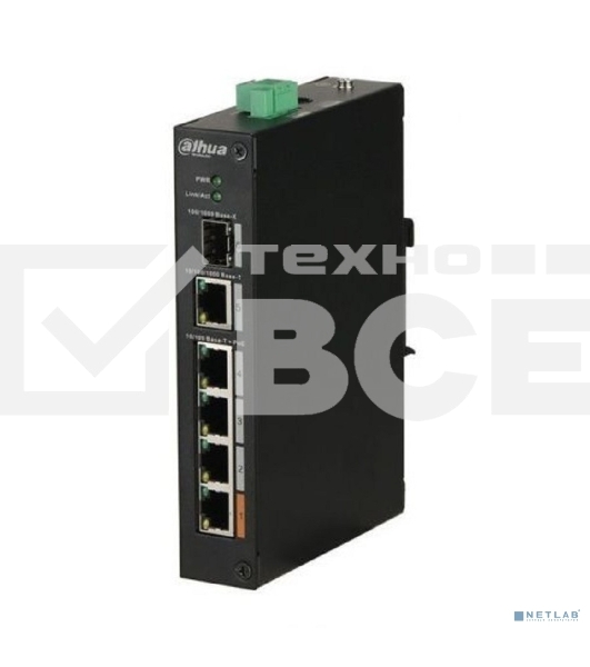 Неуправляемый POE коммутатор Dahua DH-PFS3106-4ET-60