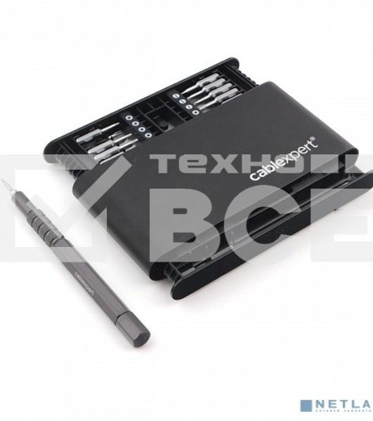 Отвертка с набором бит Cablexpert TK-SD-09R (21 предмет)