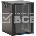 Шкаф настенный Hyperline TWB-1266-GP-RAL900419-дюймовый (19