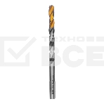 Сверло спиральное по металлу 7,0 x 109мм, Р6М5, Golden Tip, многогранная заточка Denzel, фото3