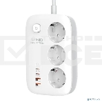 Сетевой удлинитель LDNIO SE3436/ 2м/ 3 розетки/ 3250W/ 4 USB: QC 4.0+PD 3.0+PPS/ GAN 65W/ белый, фото3