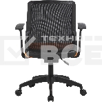 Кресло компьютерное Cactus CS-MC222-BKOR черный, сиденье оранжевый, фото9