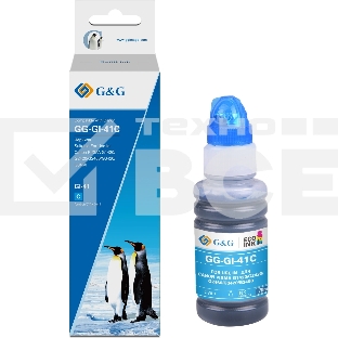 Чернила G&G GG-GI-41C голубой 140мл для Canon PIXMA G1420/G1430/G2420/G2430/G2460/G3420
