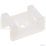 Площадка для крепления стяжки Rexant 22х16х4 мм, белая (10 шт/уп), фото 1