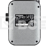 Автомобильный компрессор Digma QBK-120G серый, шланг 0.2м, фото3