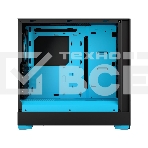 Компьютерный корпус без блока питания Fractal Design Pop Air RGb Cyan Core TG Clear Tint, Midi-Tower, 3x120мм RGb, 2xUSB-A 3.2 ATX, mATX, mITX черный/циан, фото4
