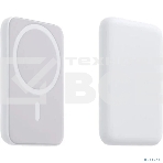 Портативное беспроводное зарядное устройство Rexant Power Bank (аккумуляторная батарея) 5000 mAh, MagSafe, белый, фото4