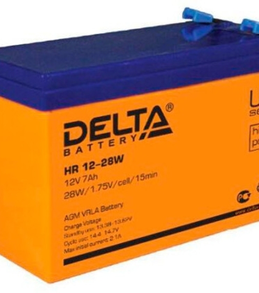 Батарея для ИБП Delta HR 12-28 W (12V, 7Ah)