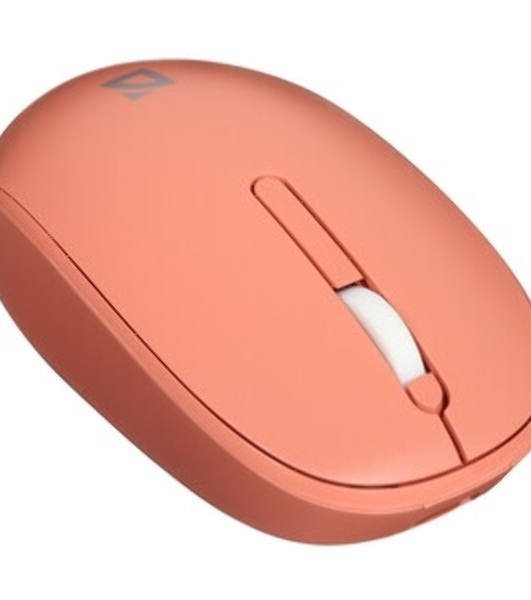 Мышь беспроводная Defender Smart MM-396 красный, 1600 dpi, радиоканал, Bluetooth, USB, кнопки - 3