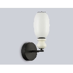 Настенный светильник Ambrella light LH53148 BK/FR черный/белый 6W 3000K 100*165*310, фото5