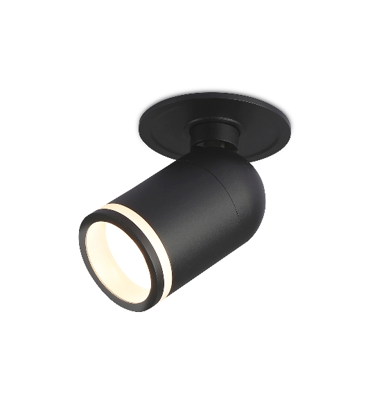 Светильник Ambrella light TA1273 SBK/FR черный песок/белый матовый MR16 GU5.3 D55*136