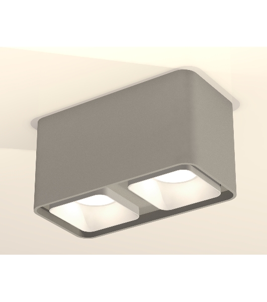 Светильник Ambrella Light XS7852001 SGR/SWH серый песок/белый песок MR16 GU5.3 (C7852, N7701)