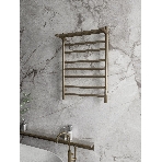 Полотенцесушитель электрический с полкой BAU Stil Shelf 50х80, 7 планок, универсальный, антикварная, фото5