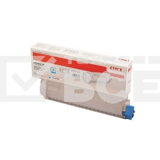 Картридж лазерный Oki C823 голубой 7К
