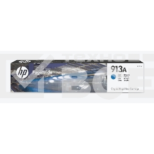 Картридж струйный HP 913A F6T77AE голубой для HP PW 352dw/377dw/Pro 477dw/452dw 3000стр.