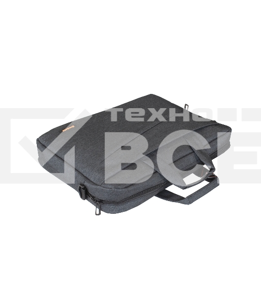 Сумка ExeGate Business ECC-045 Black, черная, полиэстер повышенной плотности 600D, 15.6