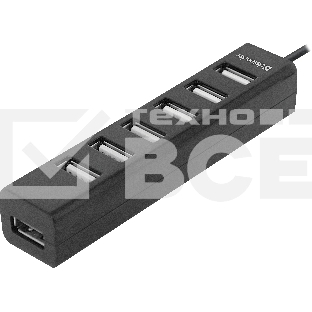 Универсальный USB разветвитель Defender Quadro Swift USB2.0, 7 портов