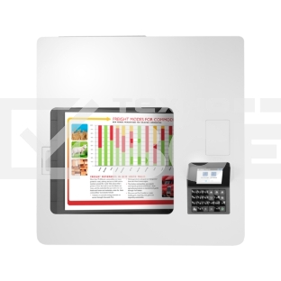 Принтер лазерный HP Color LaserJet Enterprise M554dn (7ZU81A), A4, цветной, печ. до 33 стр/мин., 600 x 600 dpi, USB, RJ-45, Air Print, Mopria