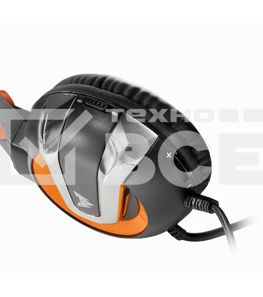 Гарнитура игровая CROWN CMGH-3003 Black&orange