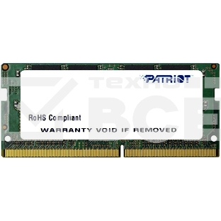 Оперативная память Patriot Signature, DDR4, 16GB (1x16 GB), 2666 MHz, CL19, SO-DIMM