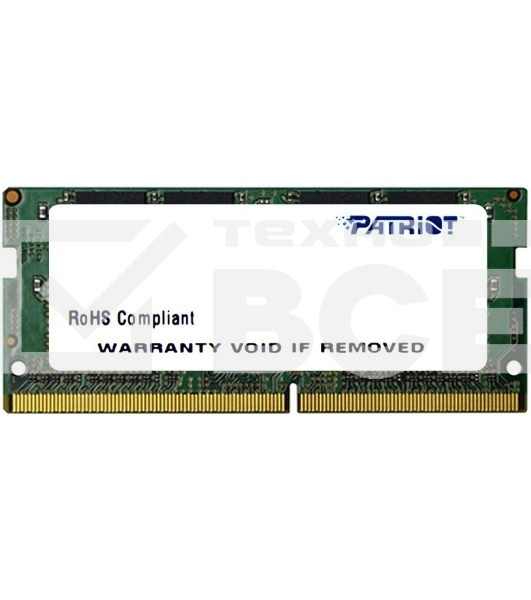 Оперативная память Patriot Signature, DDR4, 16GB (1x16 GB), 2666 MHz, CL19, SO-DIMM