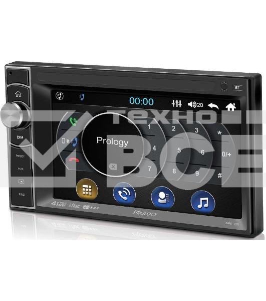 Автомагнитола Prology MPV-120 2DIN 4x55Вт