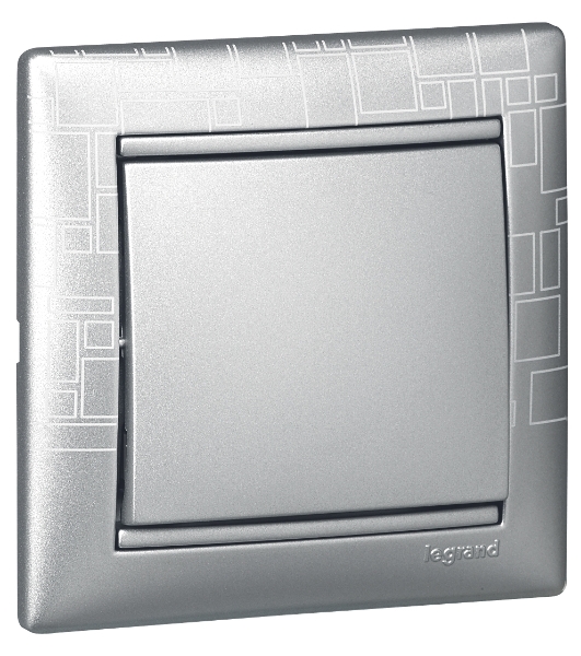 Выключатель, алюм. Valena 